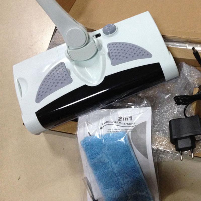 2-in-1 Electric Mop & Sweeper, Hands-Free Washing & Charging Set