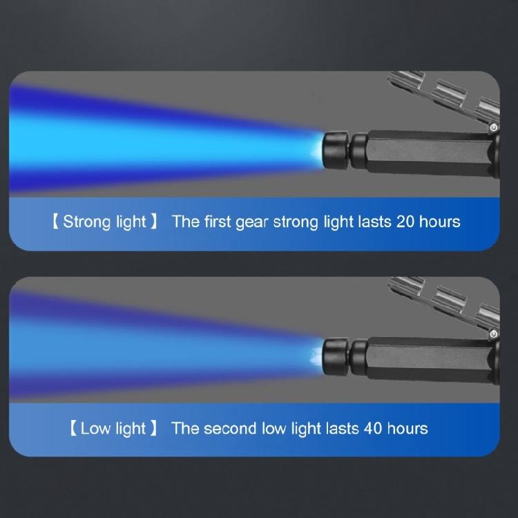 Fishing Rod Light 2 Gear Brightness Adjustable Bridge Raft Light Rechargeable Raft Fishing Light Rod Tip Fishing Light