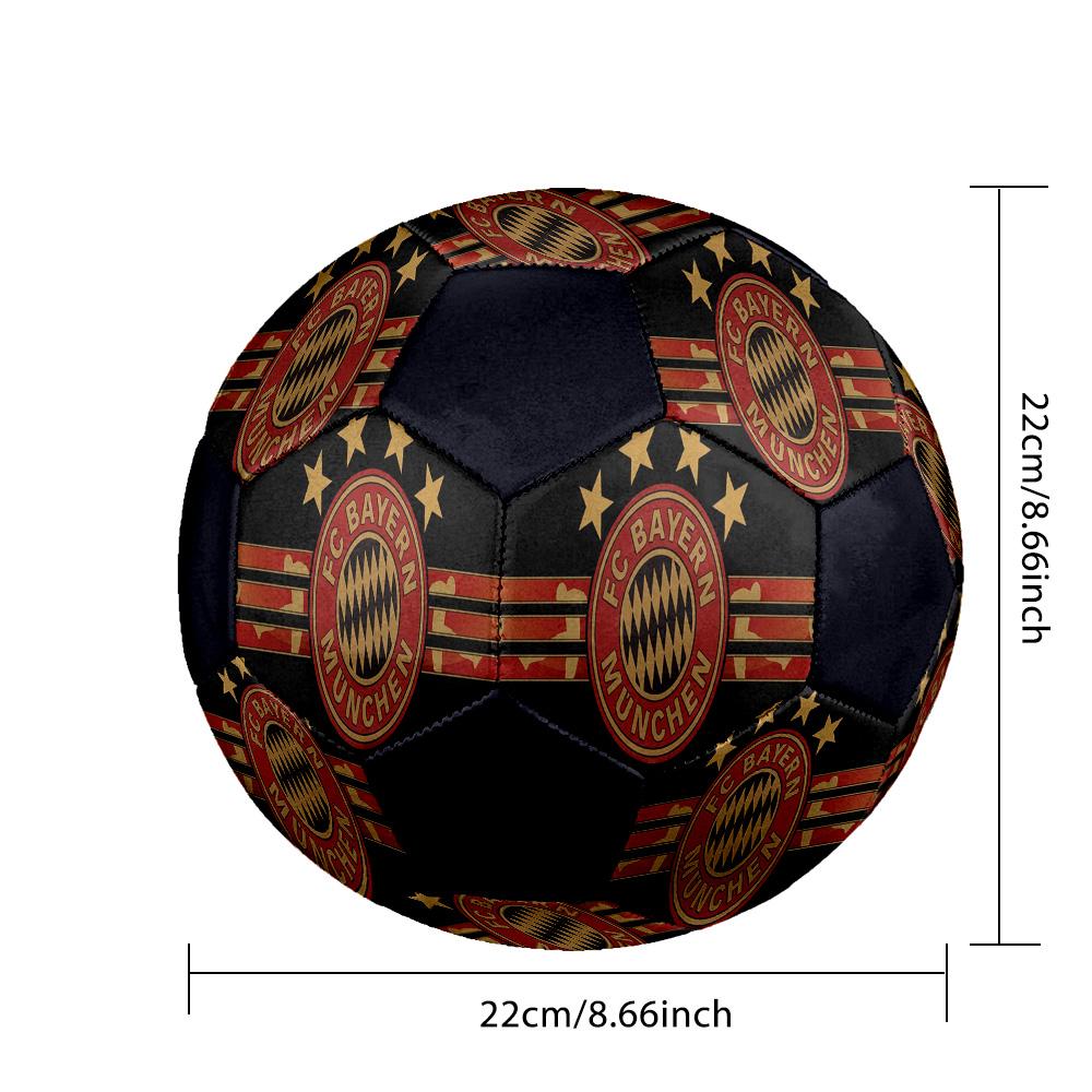 1 pz Pallone da Calcio Standard Misura 5 Stadio Bayern Monaco, Pallone da Calcio Resistente per Allenamento Scolastico, Parco e Intrattenimento Quotidiano zq71410