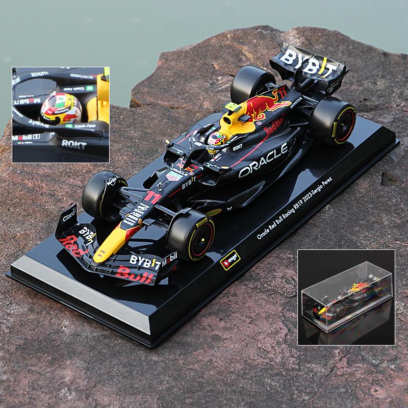 Bburago 1:24 RedBull RB19 Alloy Car Model F1 Racing 2023 Vehicles Toys Diecast Voiture Gift Red Bull RB18 SF23 W14 F1-75