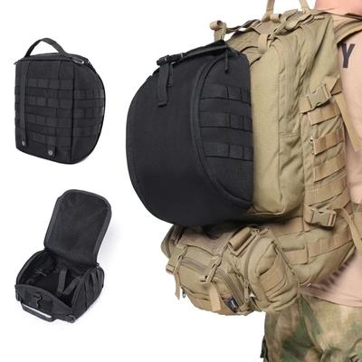 Multi-Purpose Tactical Helmet Bag Pack, Molle Storage Carrying Pouch for Sports Hunting Shooting Combat Helmets