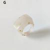Anillos de Resina Acrílica Creativos de Moda Vintage Simples Geométricos Cuadrados para Mujeres Hombres Joyería
