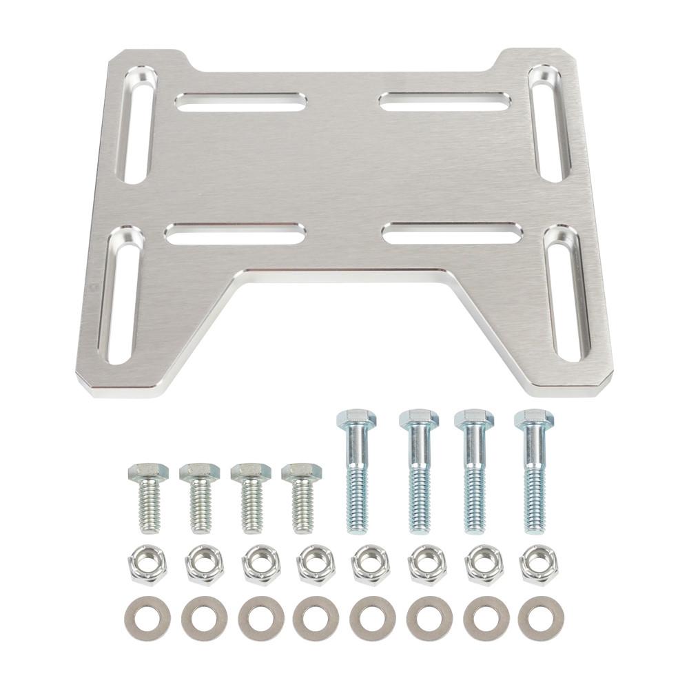 Einstellbare Motorplatten-Adapterhalterung aus Aluminium für Mini-Bikes, Go-Karts, für kleine 4-Takt-Motoren, Predator 212, Coleman 100