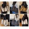 Large capacity canvas tote bag women's shoulder bag