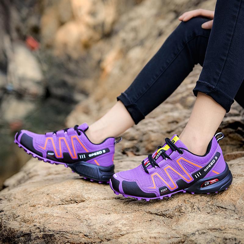 Lightweight Women's Trail Running & Hiking Shoes - Breathable Outdoor Footwear