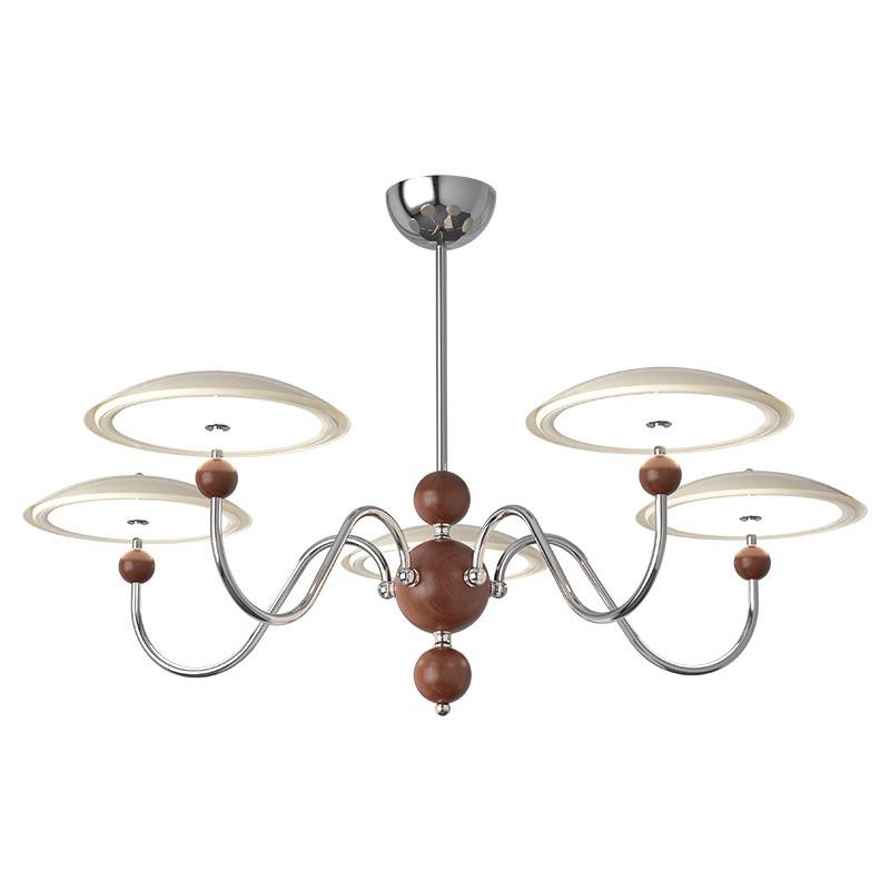 Retro Chinese Style Chandelier with French Cream Design for Living Room and Bedroom