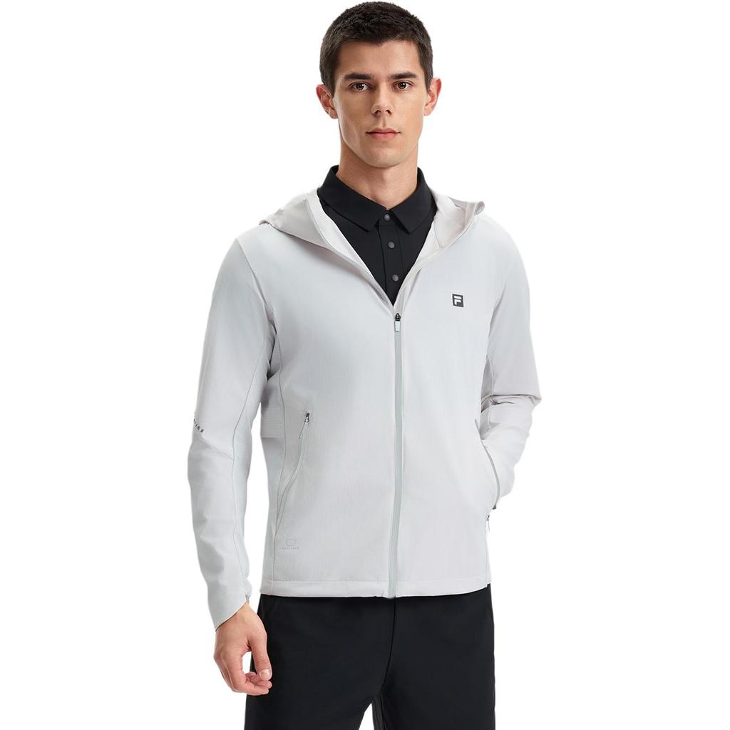 Men's Jacket FILA AthleticsFitness Jacket Men's Clear Water Gray GY