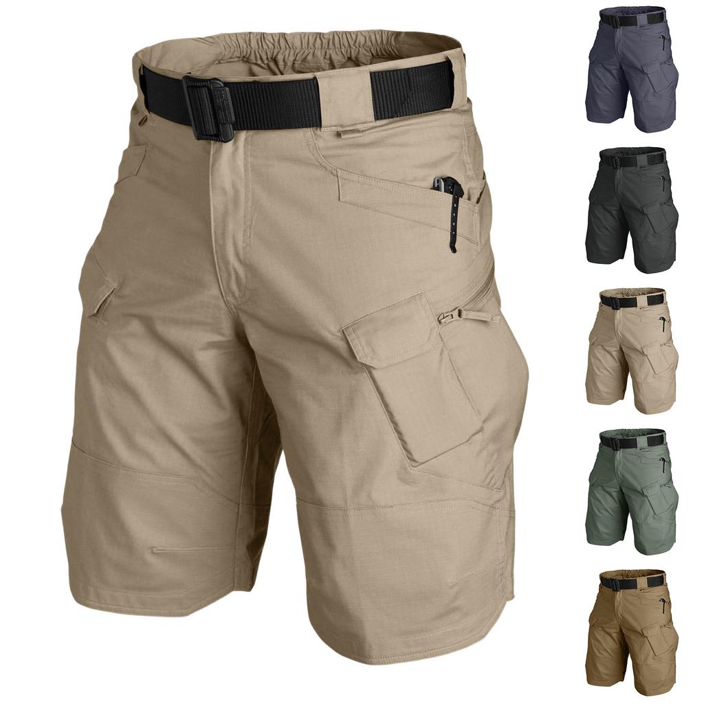 Men's Casual Workwear Multi-Pocket Shorts