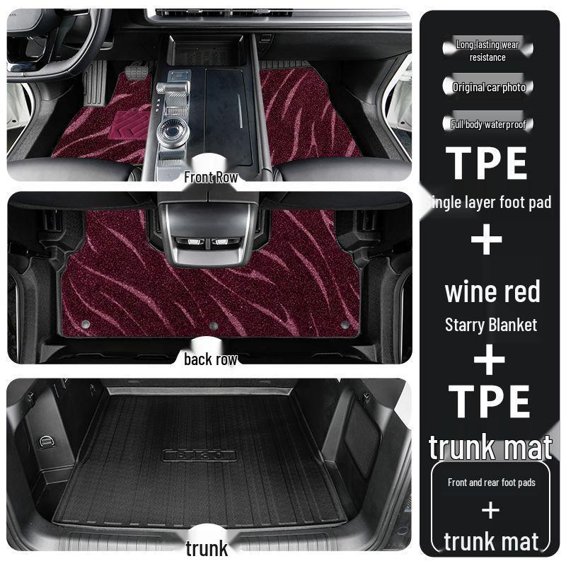 Full Coverage TPE Floor Mats for 2024 Beijing BJ30 - Car Modification & Decorative Accessories
