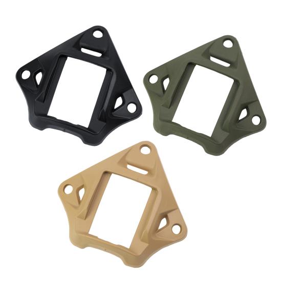 FAST MICH ACH Hjelmbase Nylon Aluminiumslegering Lettvekt Kraftig Vanntett Tre-hulls Jakt-hjelm Nattsynsfeste Hjelmtilbehør