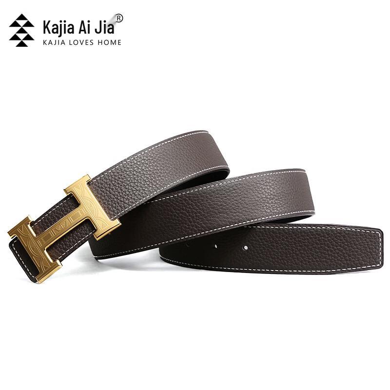 

Men s Genuine Leather Pin Buckle Belt 115cm