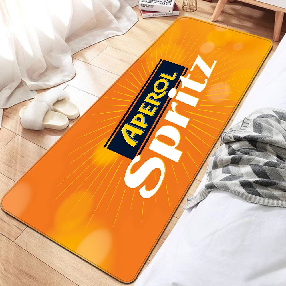 

A-Aperol S-Spritz Килимок для ванної Нековзкий Поглинає воду Довга смуга Подушка Килимок для спальні Вітальний килимок 160x200cm