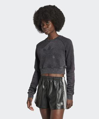 Washed Crop Sweatshirt - Black / Iw5559