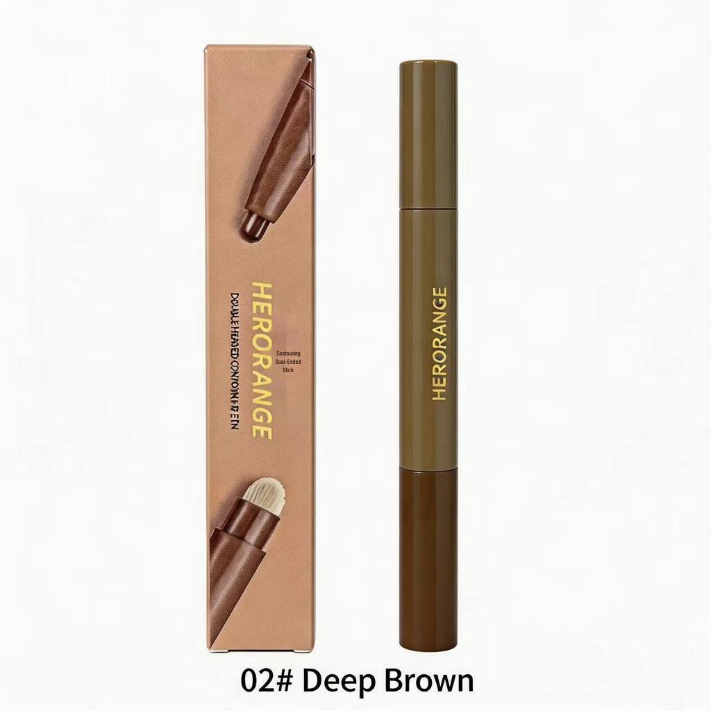 Smooth Texture Double-Ended Contour Pen: Waterproof, Easy To Blend, 3D Shadow and Highlight Stick