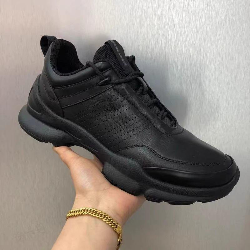 Men's shoes lace-up men's shoes casual platform stacking high-value business