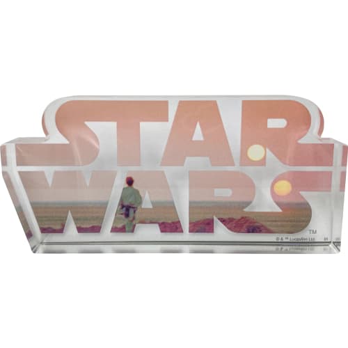 STAR WARS SAGA Logo Acrylic Block IG4489