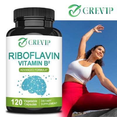 Riboflavine Vitamine B2 400mg - Ondersteuning Cel Energie Metabolisme, Migraine Verlichting