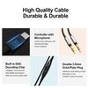 Durable Cable for MDRZ7 Z1R D7100 D7200 Headphone Cord PVC Wire with Mic Improve Your Listen Experience Hifi Sound Cord