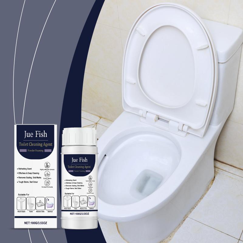 Toilet Effervescent Foam Cleaner Safe Ceramic Glaze Protection Powerful Stain Removal for Restroom Maintenance