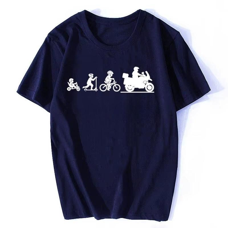 New Unisexs And Unisexs Versatile Tshirt Pattern Printed Summer Short Sleeve Street Style Casual Pure Cotton Clothing Tshirt