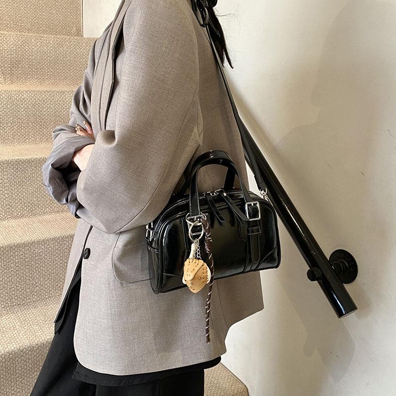 Trendy texture popular bag hand bag versatile women's bag retro underarm shoulder bag women's bag