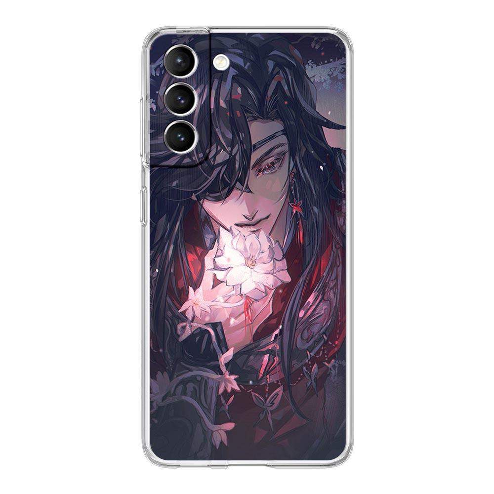 TGCF Heaven Official's Blessing-Telefonhülle für Samsung Galaxy S22 5G S20 Ultra S21 FE 5G S10E S9 S8 S10 Plus Note 20, transparente Abdeckung