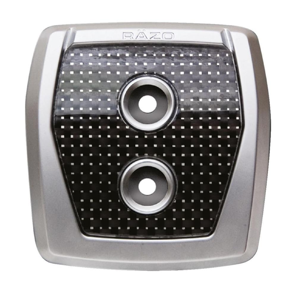 Carmate RAZO GT Spec Fuß-Feststellbremse Pedal für Toyota und andere Fahrzeuge (Schwarz / Silber) Noah, Voxy, (RP108)