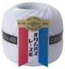 Olympus Silk Gold Lace Pack of 3 Thread, No. 40, Col. 801, White, 50g, Approx. 445m,