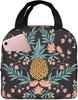 Hawaiian Hibiscus Flower Lunch Bag For Women Men Kids Lunch Box Insulated Lunch Container Tote Bag for Office Work School Picnic