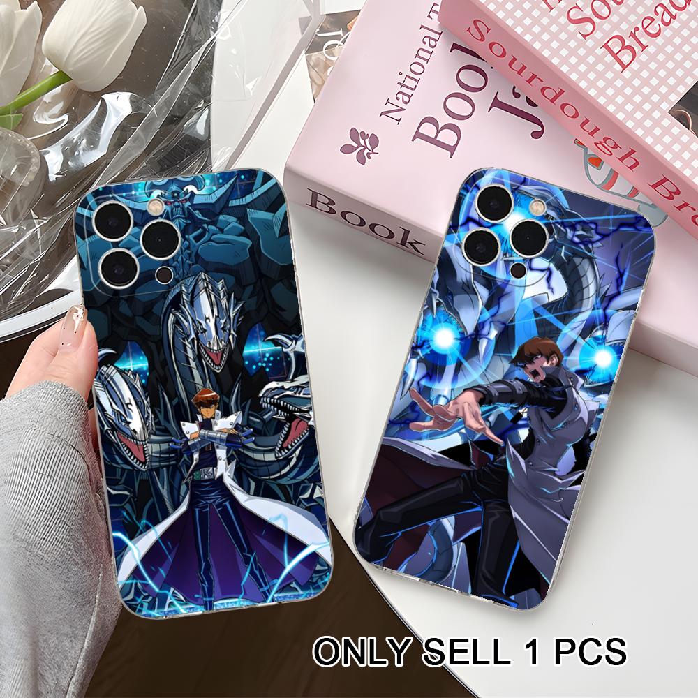 Yugioh Seto Kaiba Phone Case for iPhone 17 16 15 14 13 12 11 X XR XS Air Pro Max Plus Mini Soft TPU Clear Cover