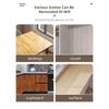 40CM Furniture Renovation Stickers Self-adhesive Wood Grain Stickers Wallpaper Cabinets Wooden Doors Tabletops Wall Sticker