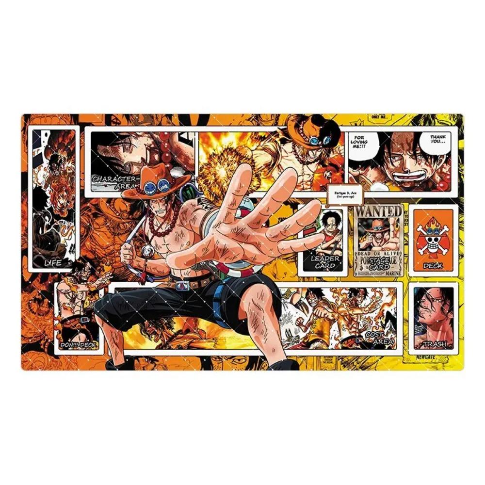 60*35*0.2cm Anime One Piece OPCG GAME Card PlayMat New Comic Series Enel Ace Law Hancock Brook Bonney Collection Gifts Toys