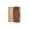 Coach Morgan 21 Logo Logo Druckknopf Beschichtetes Segel- und Kalbsleder Schultertasche Crossbody Handtasche Klein Damen Khaki