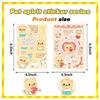 8 Styles of INS Style Butter Bear Stickers Waterproof Diary Hand Account Stickers Gu Card Stickers DIY Decorative Stickers Ins Stickers
