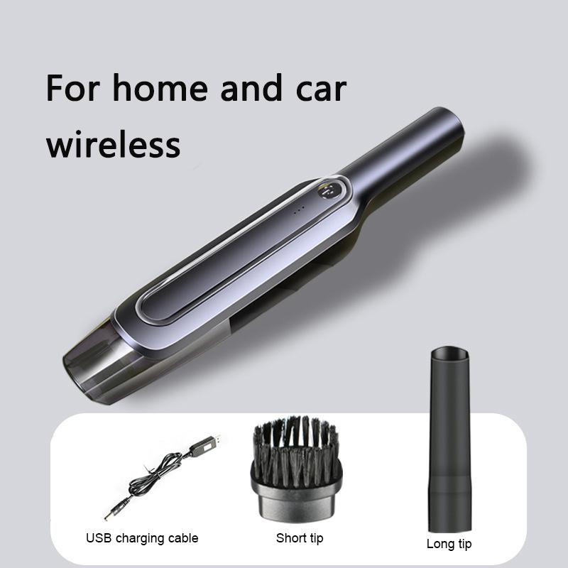 Rechargeable Dust Collector 6000Pa Sunction 4000mAh Cordless Handheld Vacuum Cleaner Dry/Wet Portable Dust Cleaner for Home Car