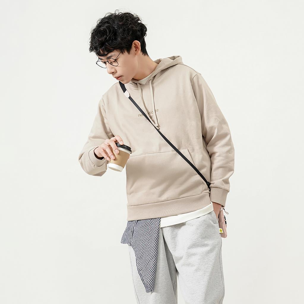 New Balance Sweatshirt Fall Unisex Khaki AMT21570-PEB