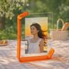 Transparent L-shaped Tabletop Stand 5/6/7/8 Inch Photo Stand Artwork Frame Menu Frame Office