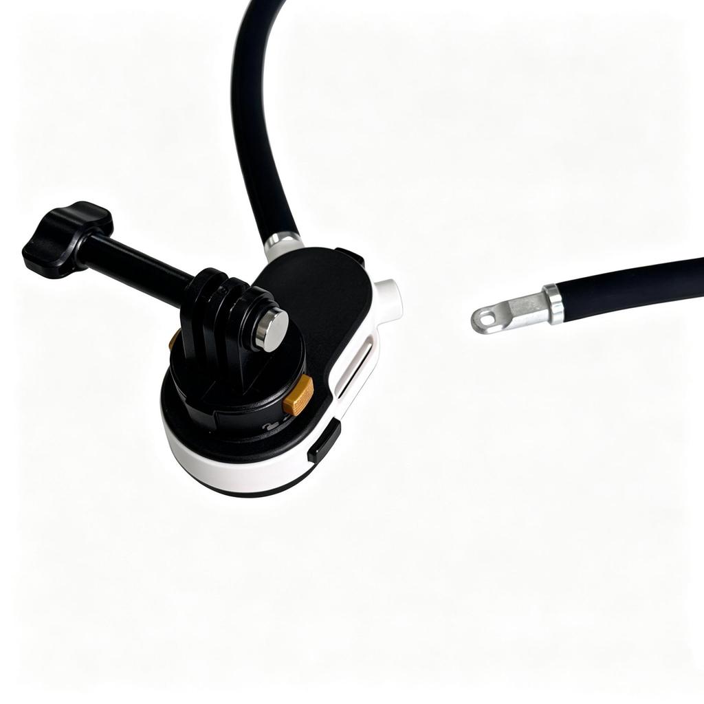 Magnetic Neck Holder Pro for Action Cameras: Ideal for First-Person Vlogs and Live Streaming.