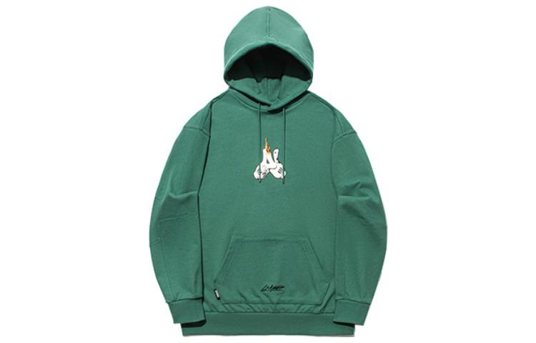 Li Ning Sweatshirt Unisex Dark Palace Green AWDT725-4 M