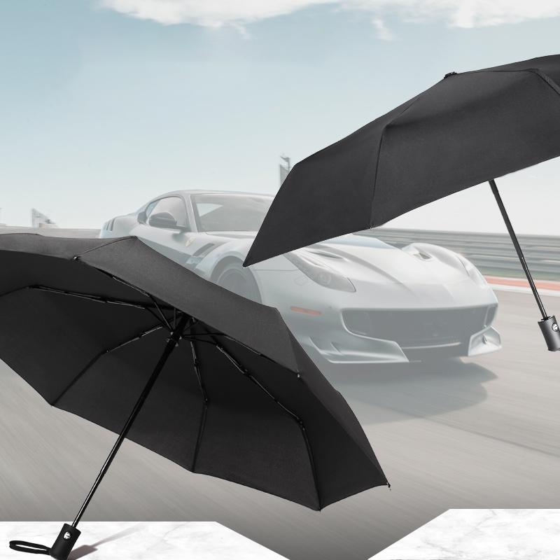 Car Logo Automatic Folding Windproof Sunshade Umbrella Accessory For Bmw Mini Countryman Cooper One 2023 2024 Auto Accessories