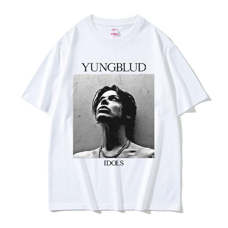 Rocker Yungblud IDOLS Album Tour 2025 T-shirt Men's Women Hip Hop Rock Summer Short Sleeve T Shirts Casual Vintage T-shirts