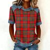 Plaid Pattern Long Sleeve Shirts for Women Womens Long Sleeve Tops Casual Long Sleeve Tops for Women Stylish Womens Long Sleeve T Shirts