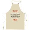Kitchen Apron - Planetee A Rose Also Awesome - Thick Resistant Cotton - Breton Print - Adjustable Ties