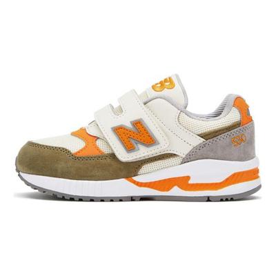 NB 530 Comfortable Casual Low-Top Running Shoes Kids Sneaker Beige Orange KV530SNP