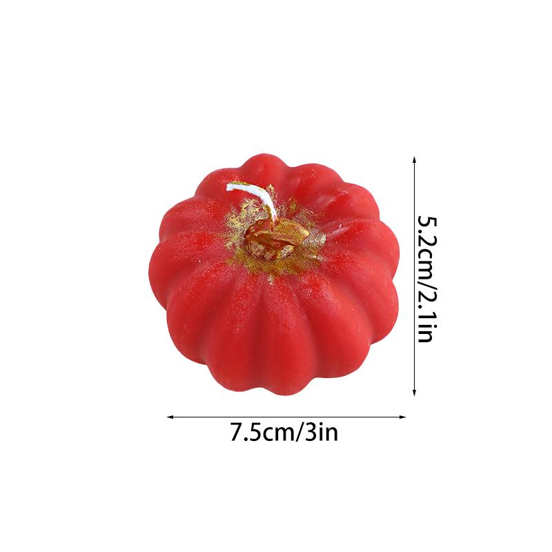 Halloween Pumpkin Shape Festive Atmosphere Aromatherapy Pastoral Style Smokeless Candles Gift Multicolor