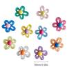 Bunte Blume Anhänger DIY Halskette Armband Ohrringe Fassung Anhänger für Schmuckherstellung Zubehör Vanlentines Geschenk