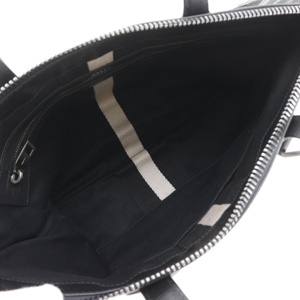 BALLY TAS Business bag 2WAYShoulder black leather mens Used