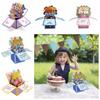 Colorful Flower Butterfly Father's Day  Card Wishing Mother's Day Cards  Wedding
