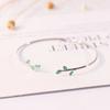 Wind Bracelet Women'S Fashion Temperament Leaf Opening Simple Literary Fresh Leaf Bracelet Direct Sales