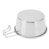 450ml Camping Camping Cup Stainless Steel Camping Bowl Stackable Portable Camping Cup for Hiking